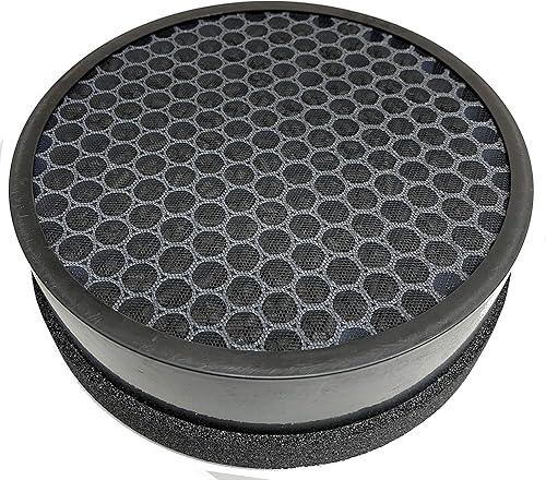 Miniatura 3 de Nispira True HEPA H13 - Filtro de aire de repuesto compatible con purificador de aire compacto hOmeLabs HME020248N filtración de 3 etapas con luz