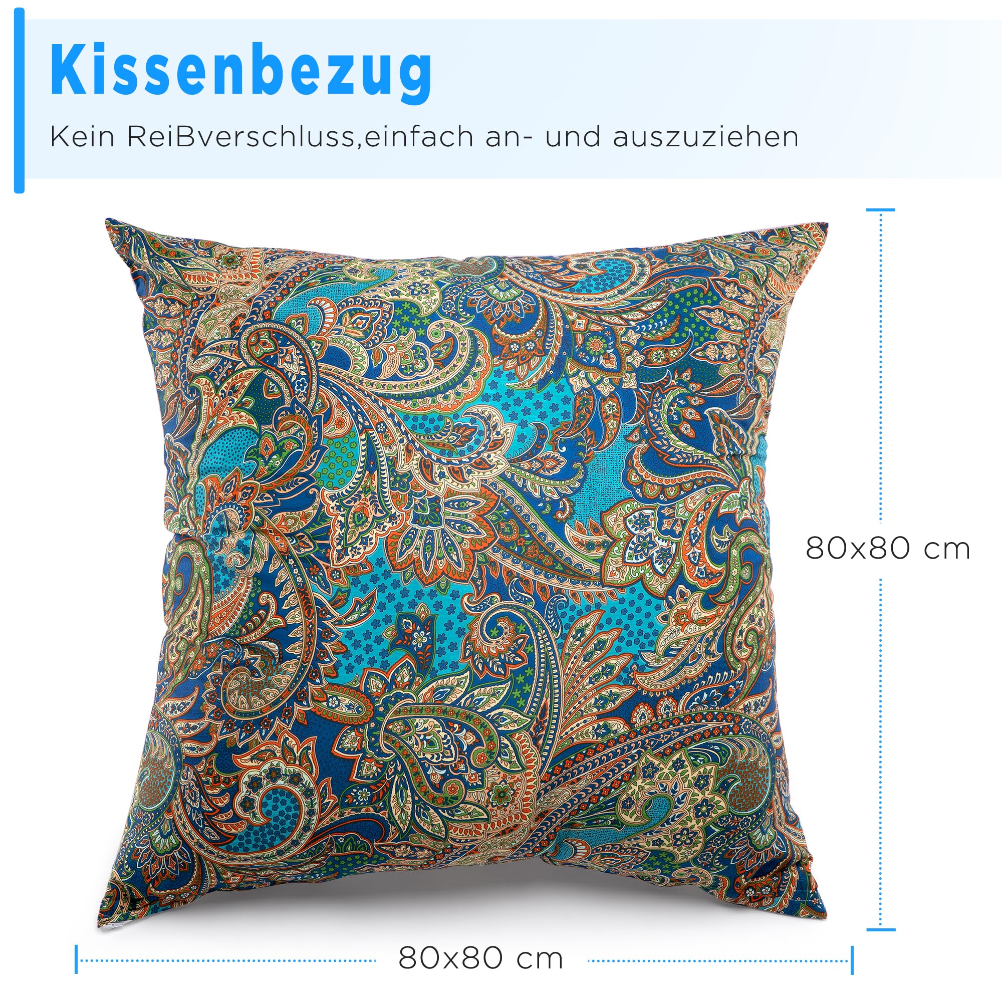 ATsense Biancheria da letto 135 x 200 cm, in cotone renforcé
