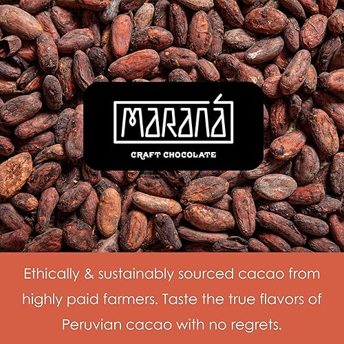 Miniatura 5 de Maraná Chocolate Cusco 80% chocolate negro paquete de 3  Chocolate peruano  Premium, grano a barra, de origen directo, hecho en origen, de origen