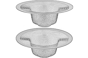 2 Pack 4.5" Top Kitchen Sink Drain Strainer