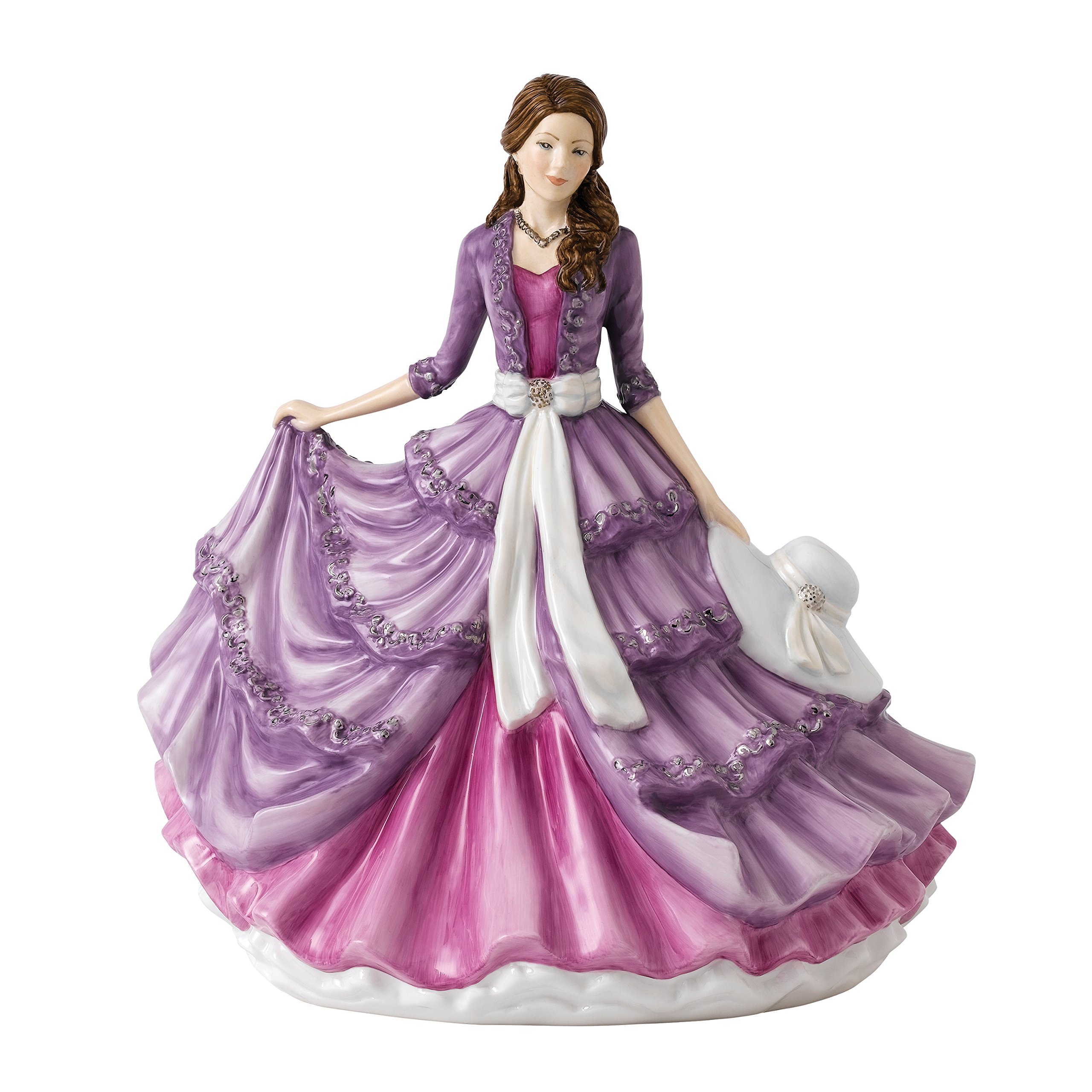 royal doulton figurines purple dress Royal Doulton Lucy, Petite Of The Year 2021 7.2"