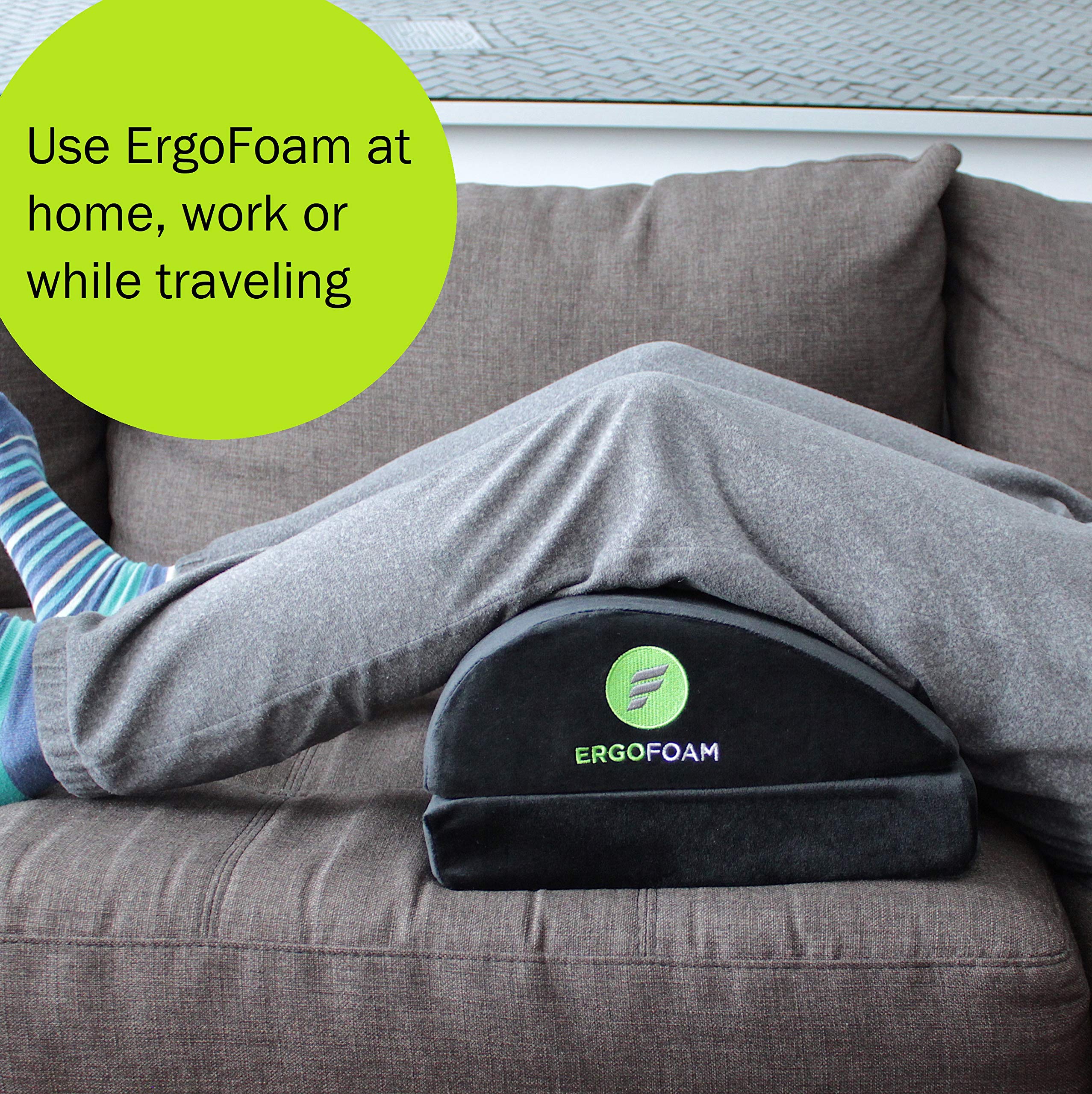 Buy ErgoFoam Adjustable Desk Foot Rest for Added Height Orthopedic