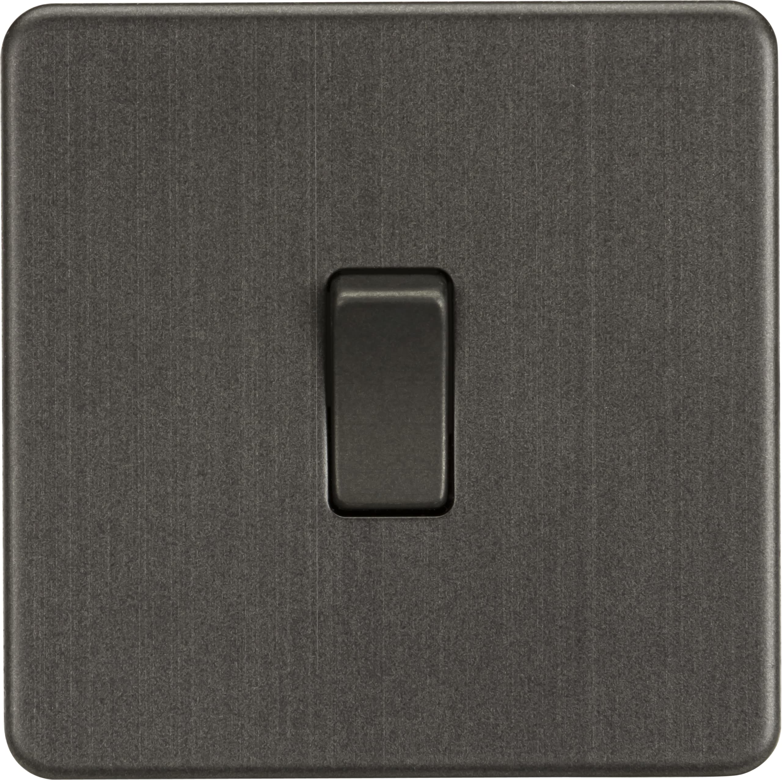 Knightsbridge Smoked Bronze Screwless 20A 1G Dp Switch - Rocker - Manual