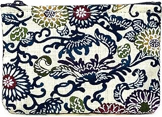 くば笠屋 琉球紅型 便利ポーチ 小物入れ 薬入れ 小銭入れ 沖縄 お土産 紅型便利ポーチ パープル 雑貨