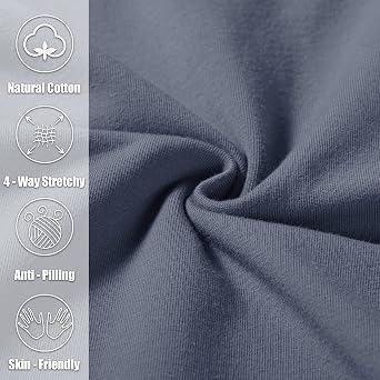 Pudolla Men's Cotton Yoga Sweatpants Athletic Casual Pants with Pockets