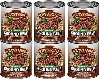 Keystone All Natural Ground Beef 28 Ounce Long Term Emergency Survival F...