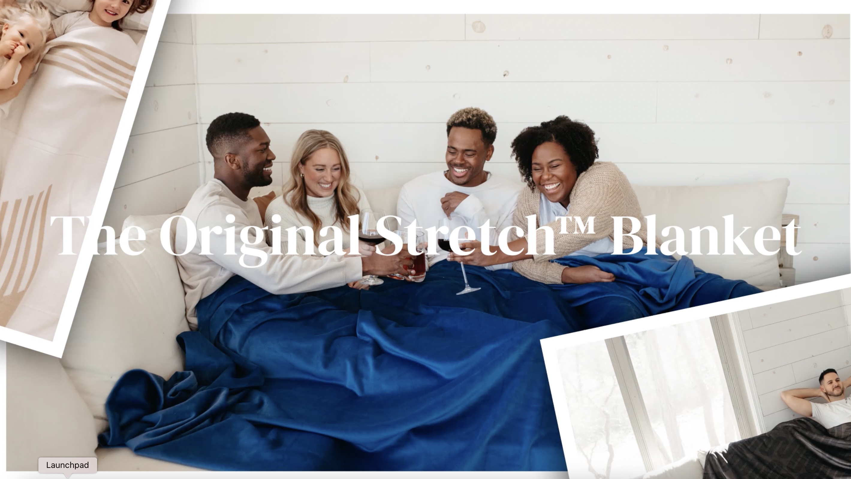 Amazon.com: Big Blanket Co Original Stretch Light Grey | Extra