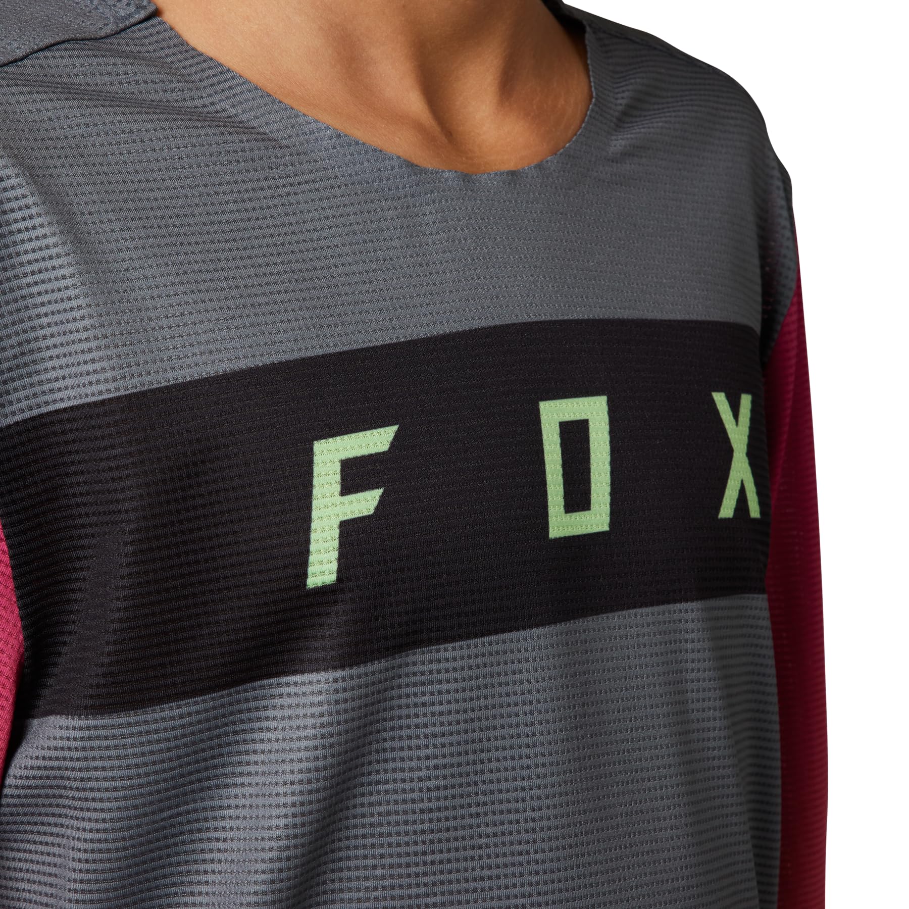 Fox Racing YTH Flexair LS Jersey [PTR] szary