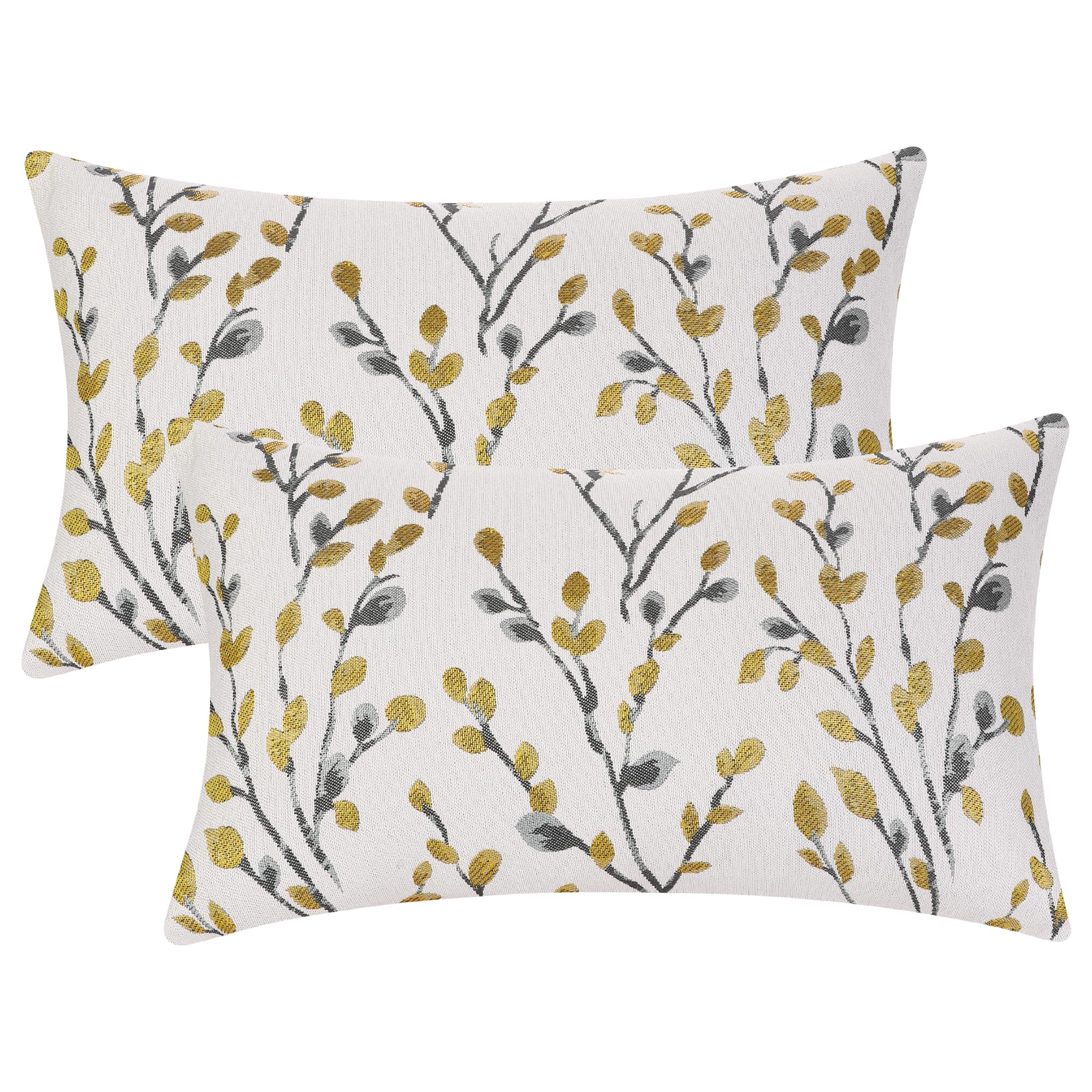 Housse de coussin fleur jaune pour sublimer votre salon et votre terrasse