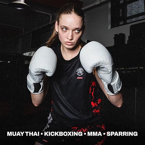 Miniatura 5 de Tigear APEX4 Lunar - Guantes de boxeo profesionales  Muay Thai, MMA y entrenamiento de bolsas pesadas  100% cuero de búfalo