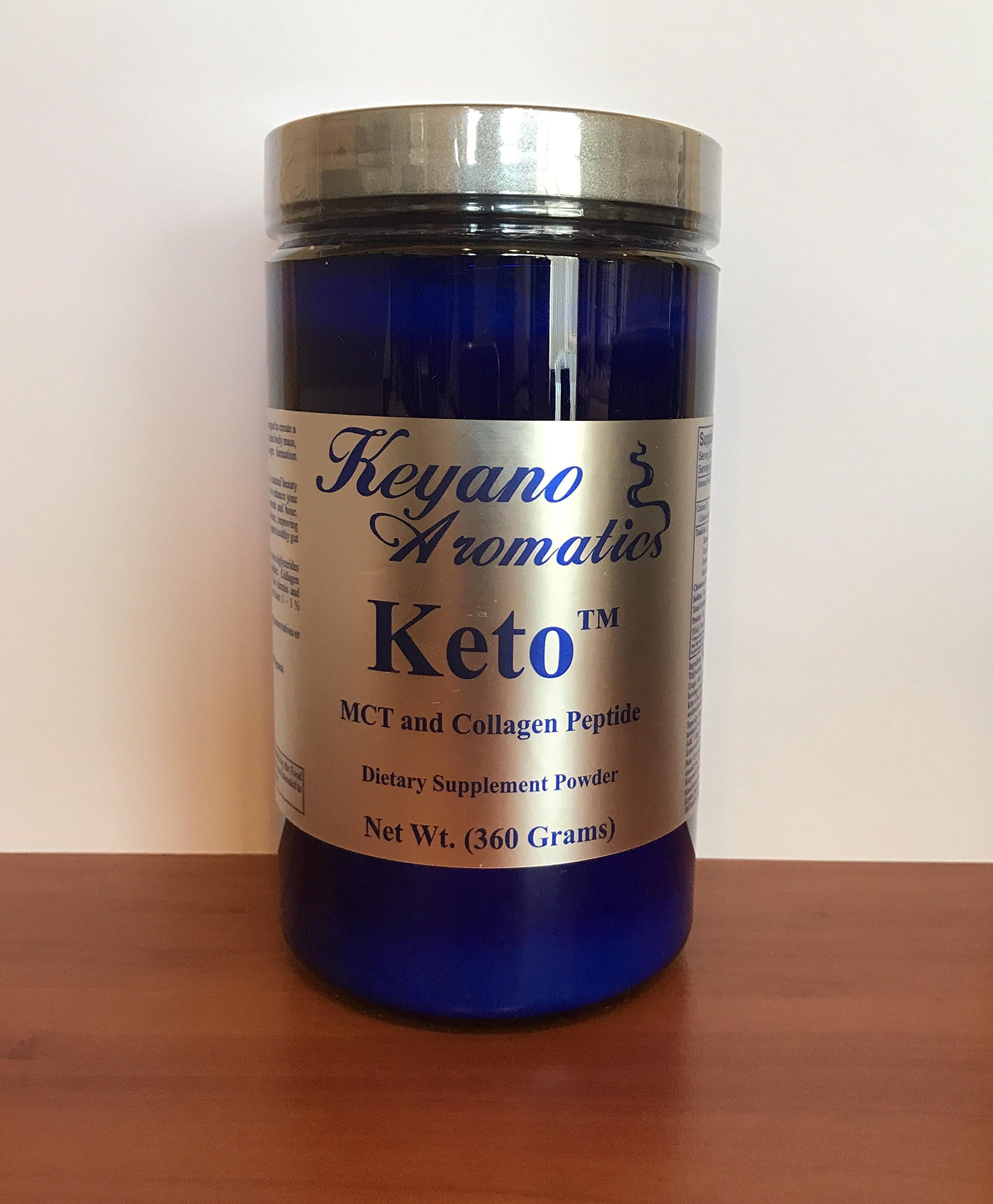 Keyano Aromatics Keto MCT and Collagen Peptide Dietary Supplement Powder 360gr