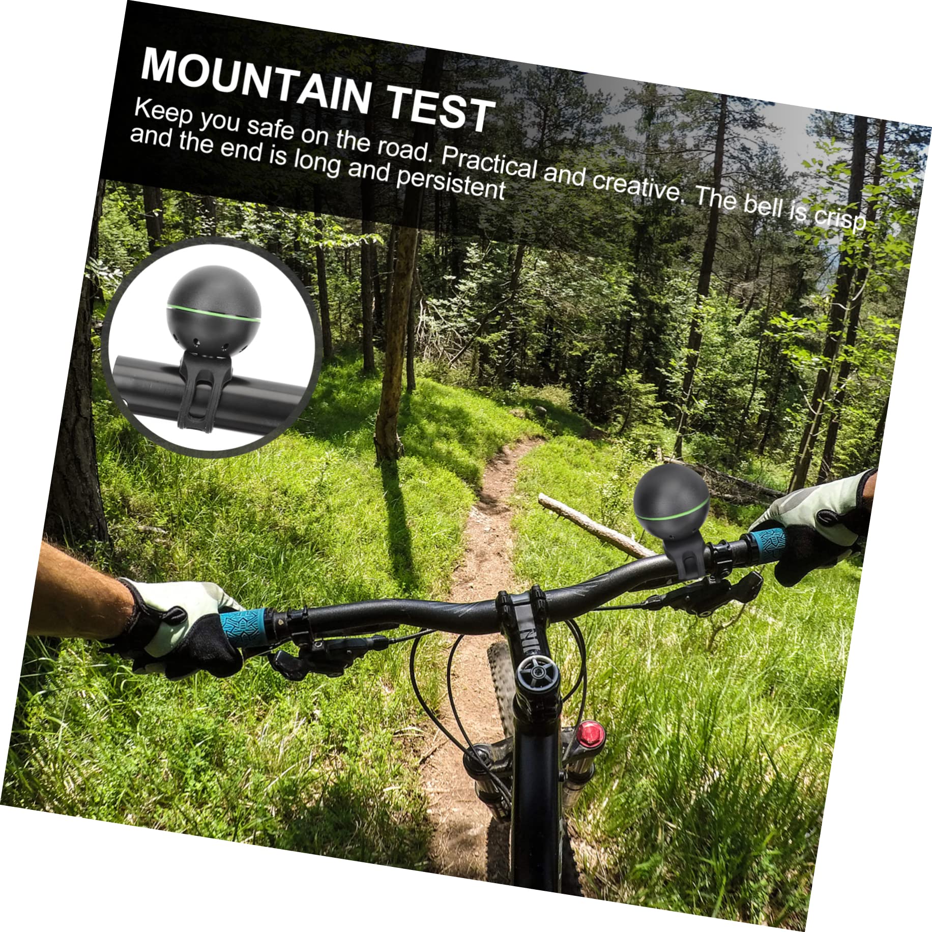 INOOMP 2 Stücke Alarm Zubehör Ersatz Outdoor Elektronische Sound Laut Fahrrad Klappklingel Ring Kinder Bergsport Lenker Straße Klar Stadtglocken Universal Knackig Roller