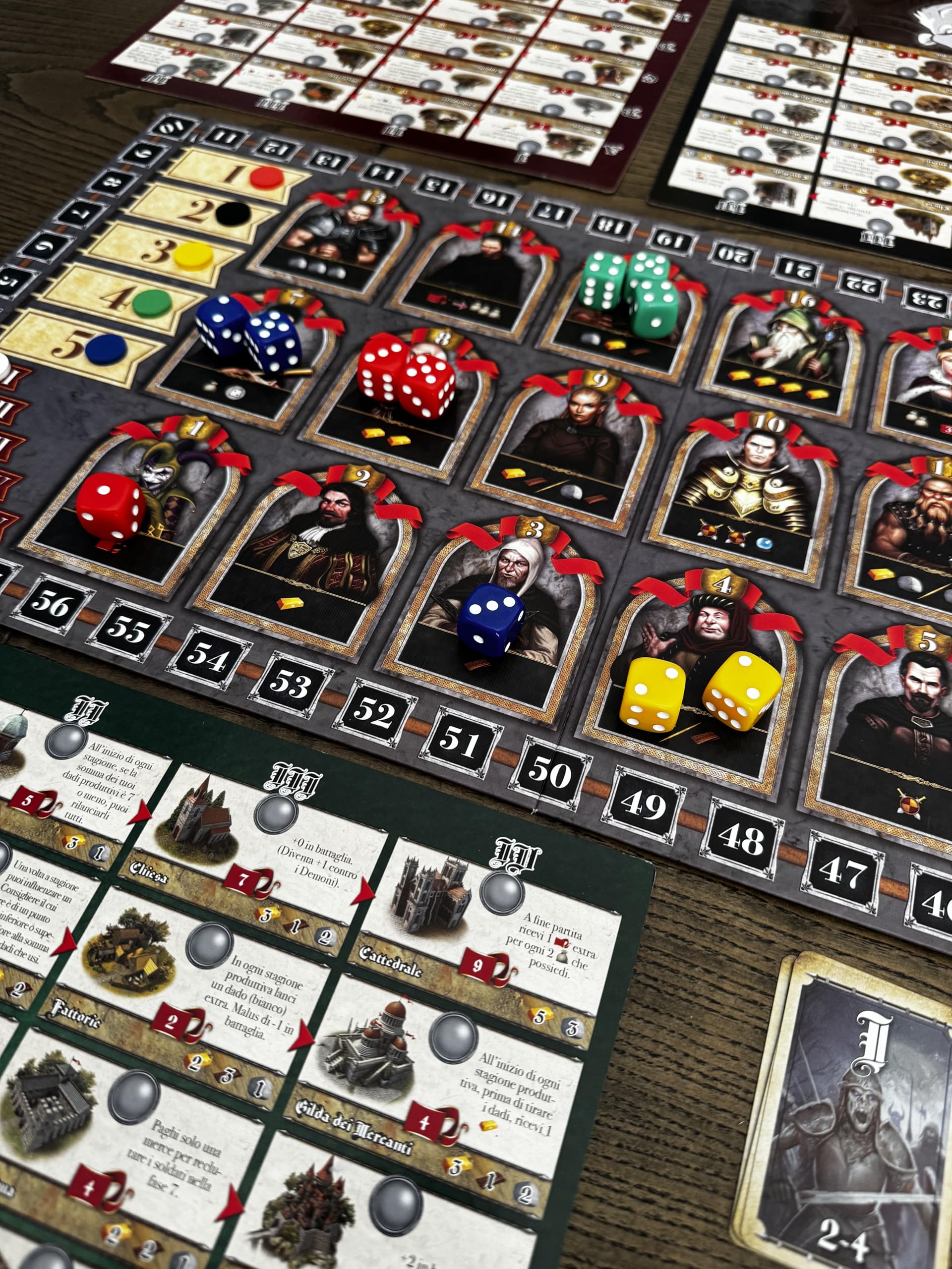 Giochi Uniti - Kingsburg 3° edizione – Gioco da tavolo, 2-5 Giocatori, 10+ Anni, GU772, Edizione italiana