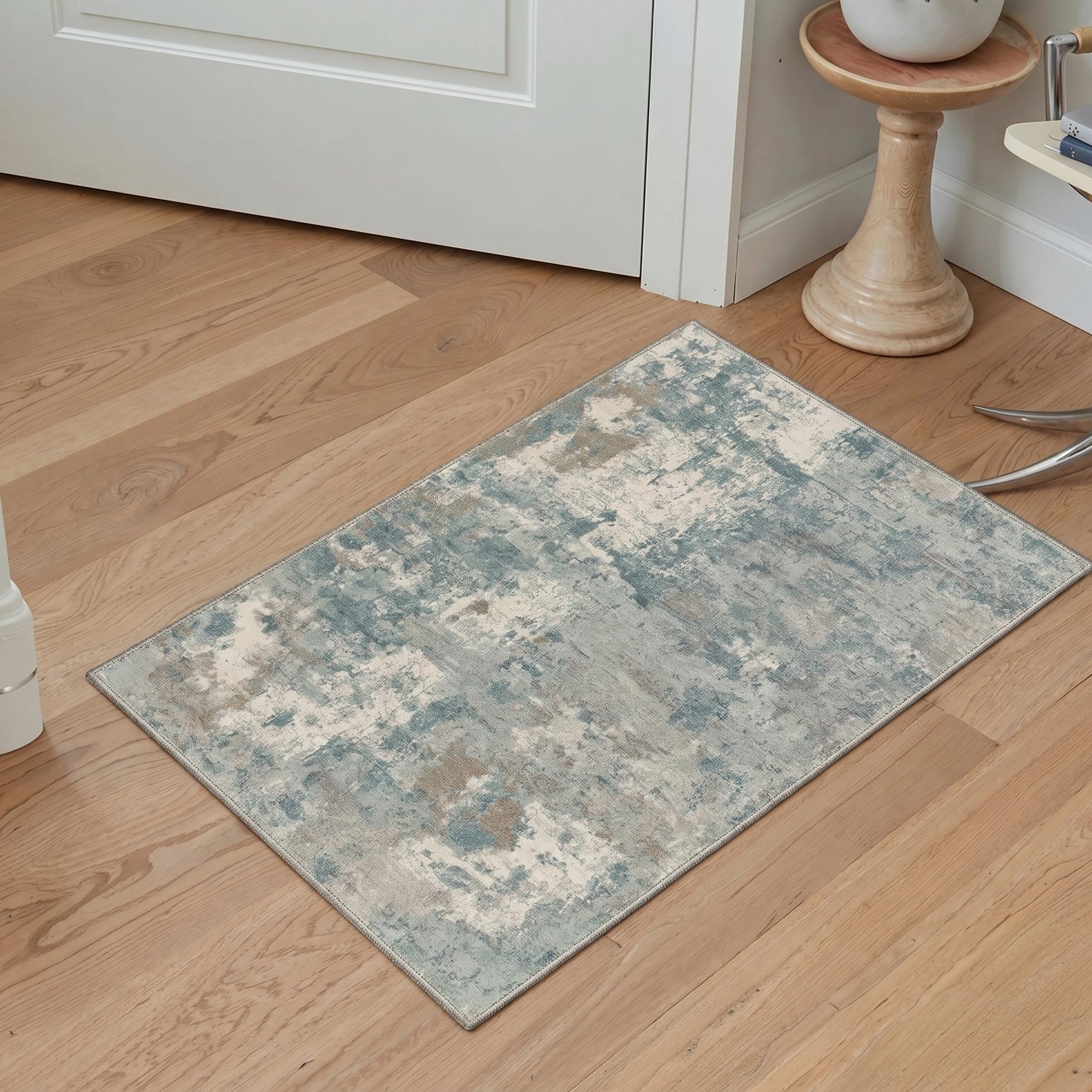 BEIMO 2X3 Area Rugs for Entrance, Washable Modern Abstract Non Slip Doormat