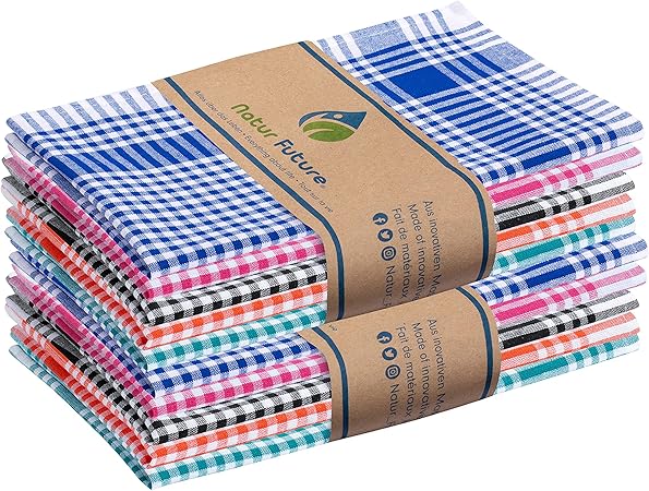 10er Set Grubentücher / Geschirrtücher / Küchenhandtuch 100% Baumwolle