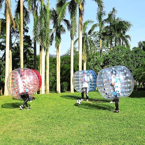 Miniatura 2 de Pelota inflable para adultos y niños, pelotas de fútbol de burbujas, juguete para patio de recreo, pelotas de hámster humano, bolas de zorb para