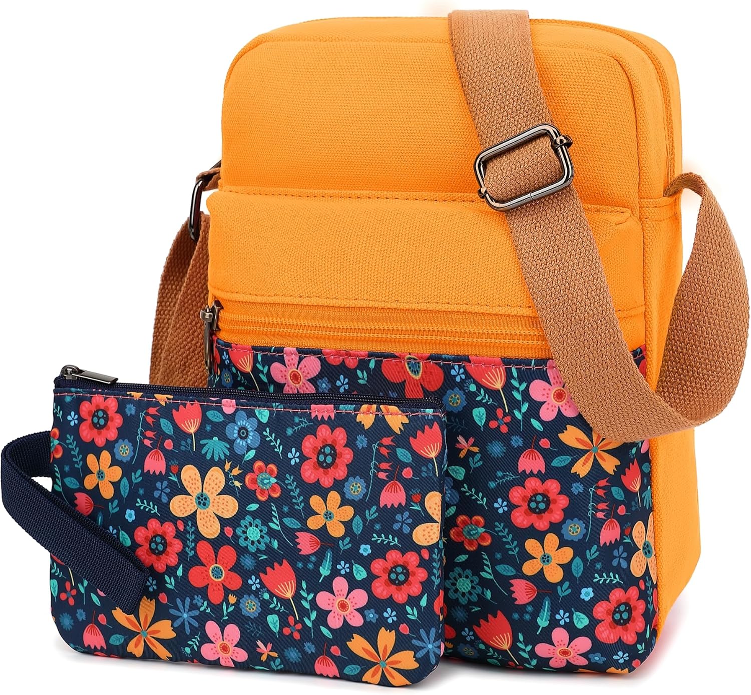 Cute Crossbody Bag and Purse Casual Canvas Shoulder Bag for Women