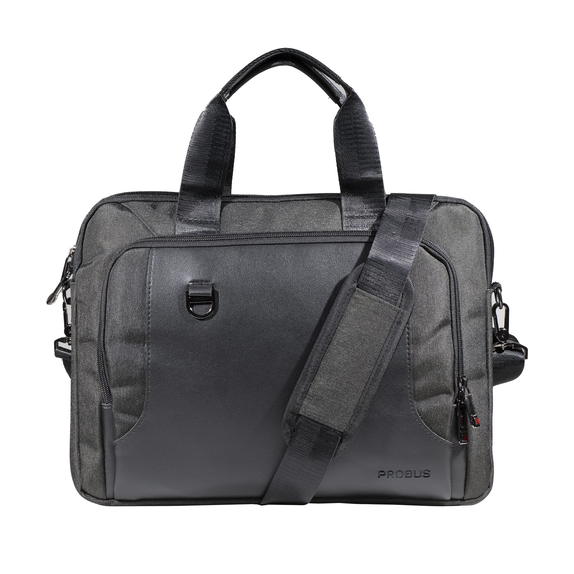 Probus Classic Slim Business Professional Travel and Commuter Bag for 13" to 14" Laptop | Black (B0BQWPD9XS) Amazon Price History, Amazon Price Tracker