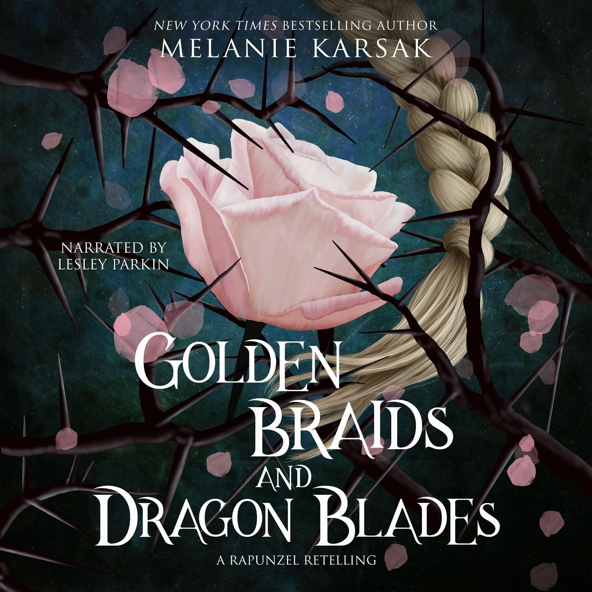 Cover art for Golden Braids and Dragon Blades: Steampunk Rapunzel