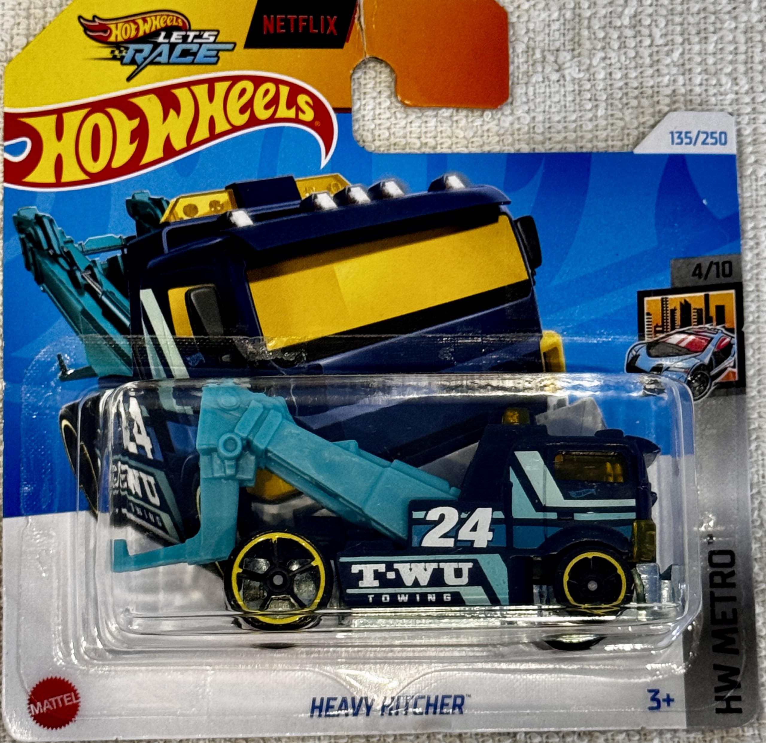 Hot Wheels Heavy HW Metro Car HW Metro Series 1:64 Scale 4/10
