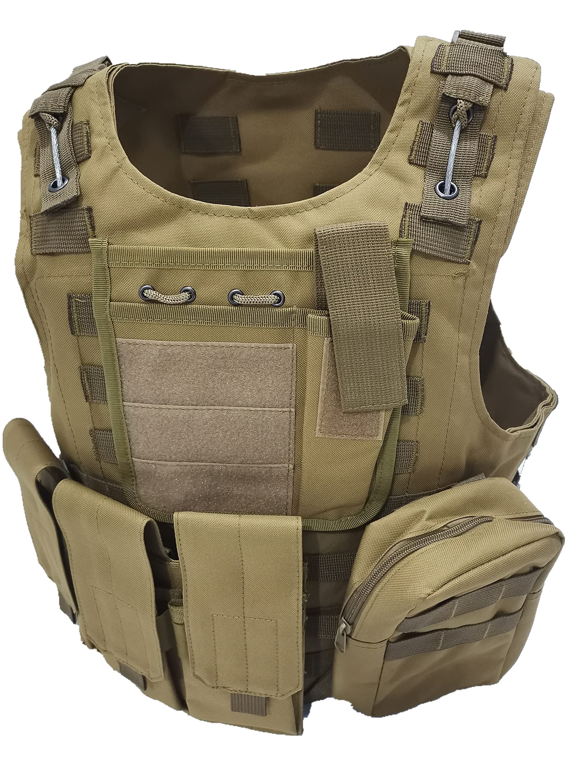 Chaleco táctico militar al aire libre, chaleco de juego de campo, equipo de protección de paintball, chaleco protector de pistola de aire, adecuado para la caza al aire libre, entrenamiento de combate