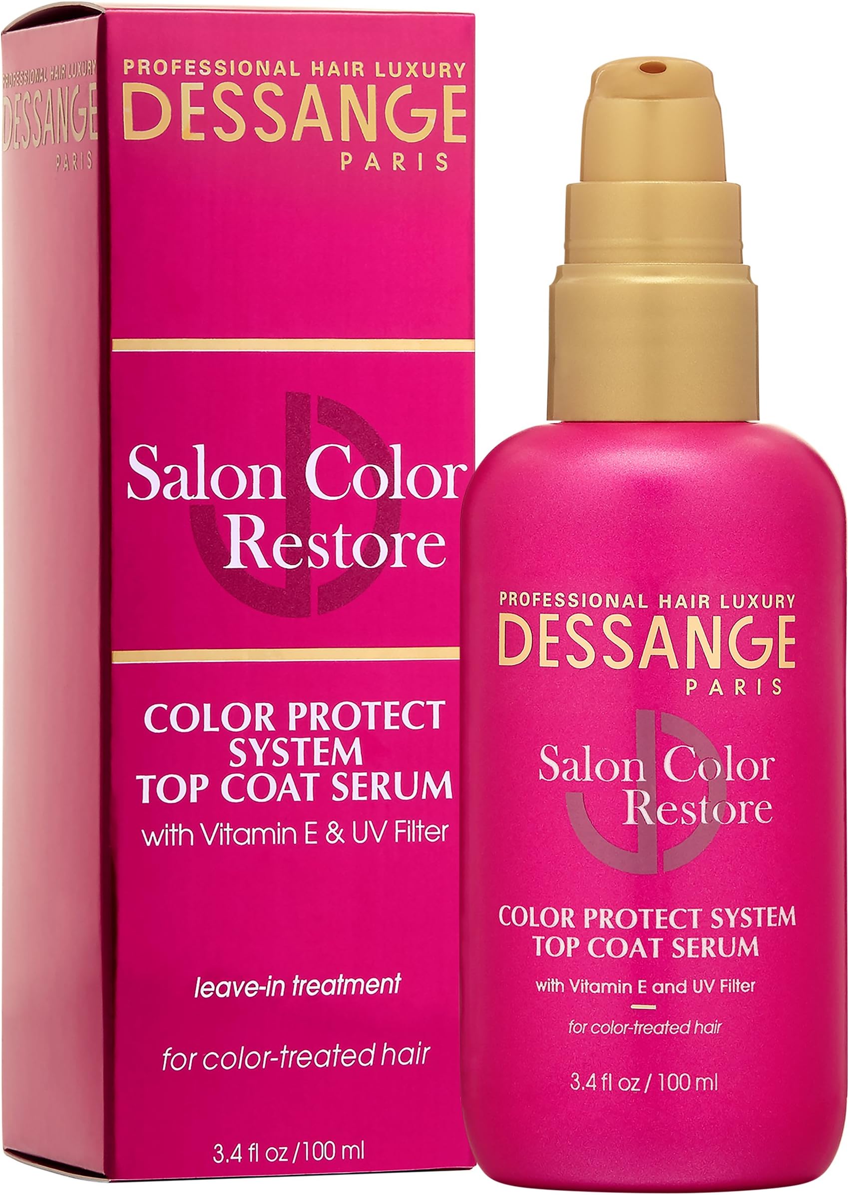 Salon Color Restore Color Protect System Top Coat Serum, 3.4 Fluid Ounce