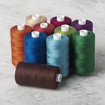 Connecting Threads 100% Cotton Thread Sets - 1200 Yard Spools (Set of 10 - Bejeweled)