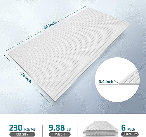 Miniatura 3 de UMIACOUSTICS Paneles acústicos artísticos que absorben el sonido, paquete de 3 paneles de pared acústicos de alta calidad, 48 x 24 x 0.4 pulgadas,