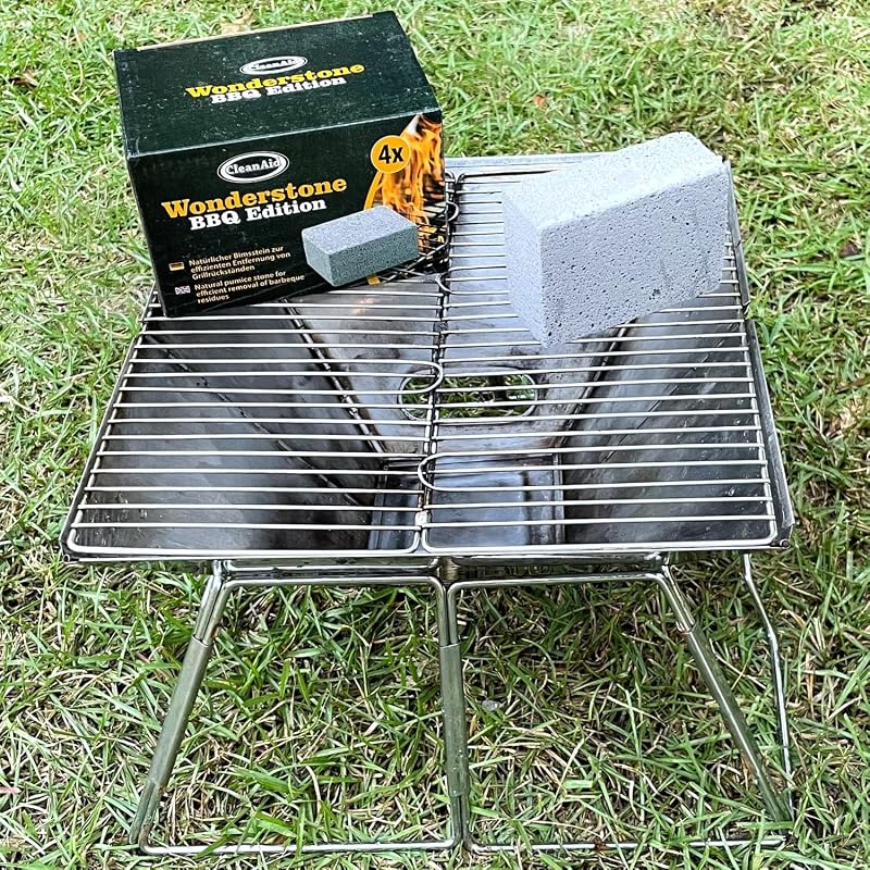 CleanAid BBQ Edition Pumice Stone Grill Rács Tisztító 4 db Mészkő Eltávolító