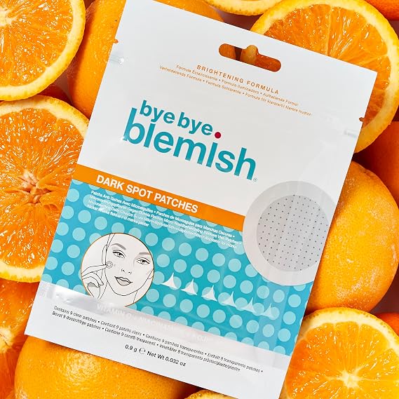Bye Bye Blemish Acne Patches, 9 Clear Pimple Patches for Fast Acne Treatment, Blemish Spot Treatment for All Skin Types, 1-Pack