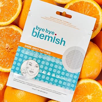 Bye Bye Blemish Acne Patches, 9 Clear Pimple Patches for Fast Acne Treatment, Blemish Spot Treatment for All Skin Types, 1-Pack
