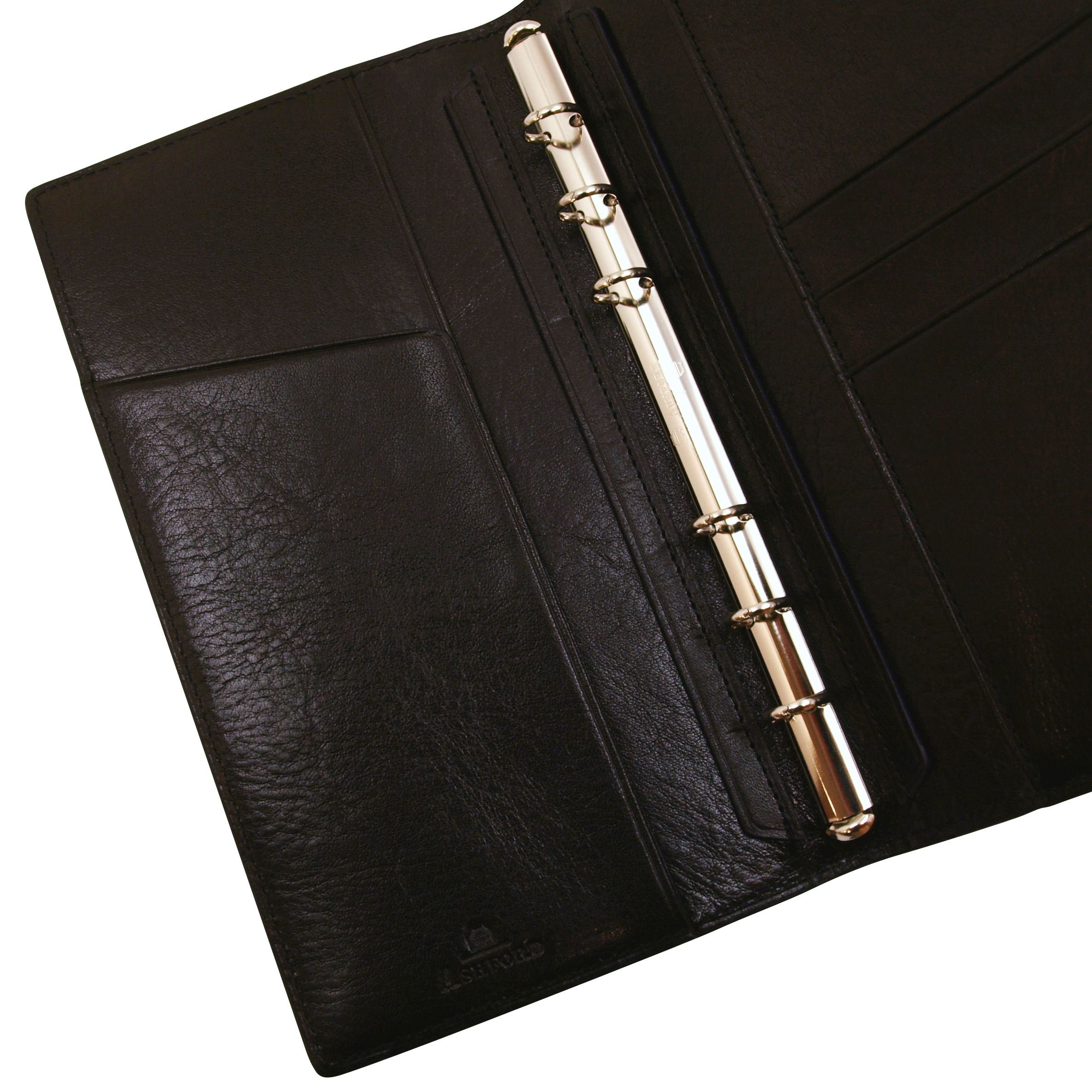 Amazon.co.jp: ASHFORD 手帳 バイブル イシュー 11mm ブラック 7176 