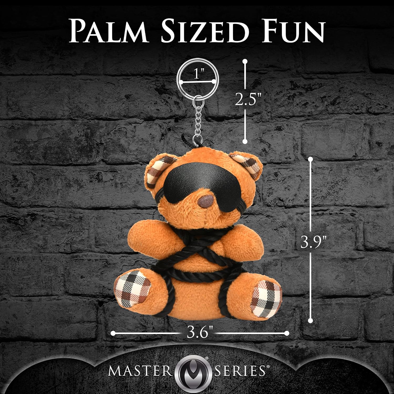 Master Series Plush Teddy Bear Keychain