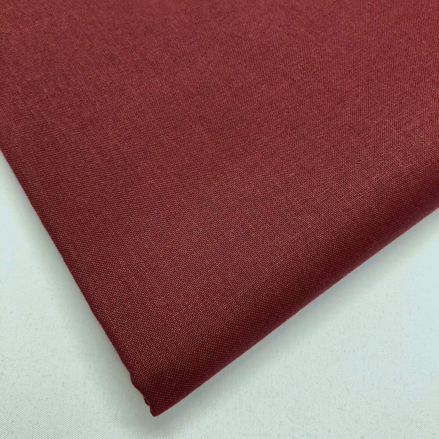 Discover DirectPlain Extra Wide Burgundy 100% Cotton Craft Sheeting Fabric 60" Wide – Sold Per Metre
