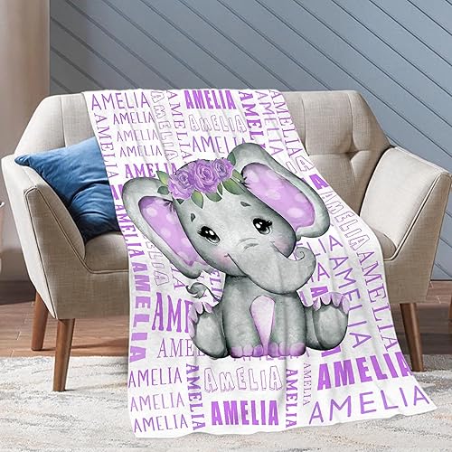 Miniatura 15 de Custom Name Blanket Throw Personalized Blanket for Kid with Names Customized Blanket with Name for Baby,Custom Blanket,Gift for Birthday Letter