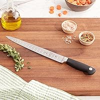 Vista 7 de Mercer Culinary Mercer Genesis Collection - Cuchillo de trinchar Granton de 10 pulgadas
