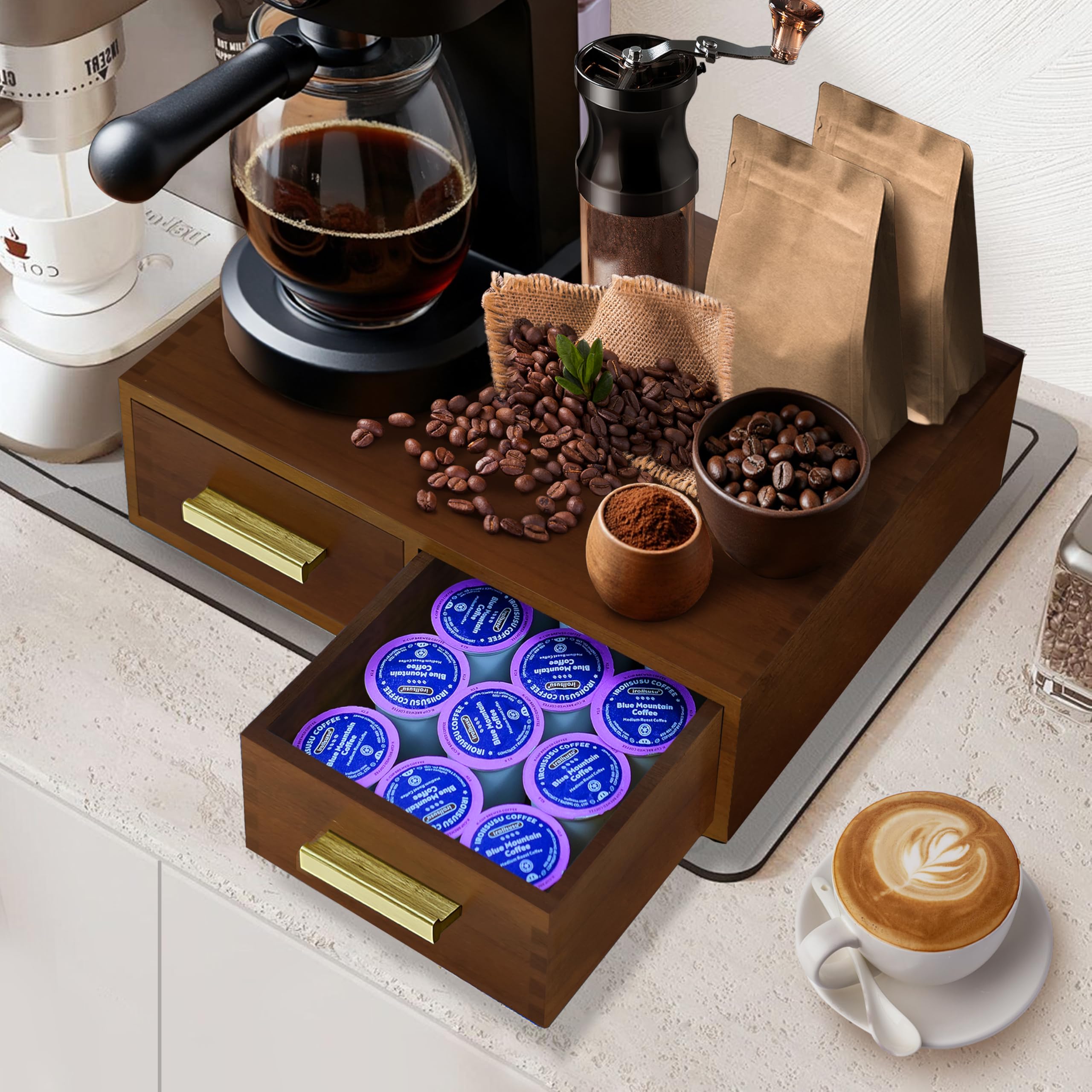 SYSYLY Porte Capsule pour 80 Vertuo Capsules, Support de Machine à Café