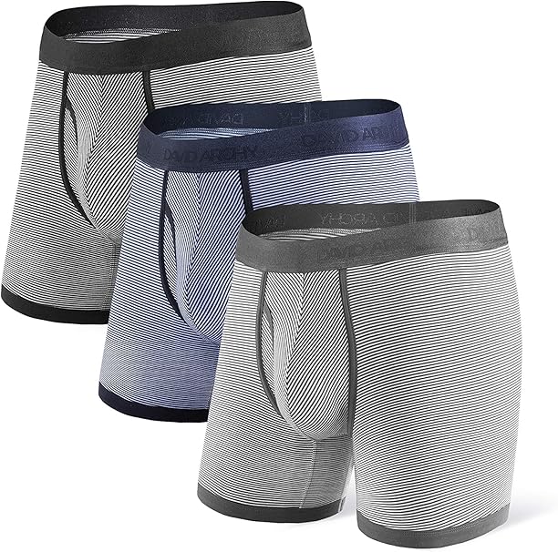 DAVID ARCHY Heren Boxers Short, ultra zachte heren boxers slip Multipack,  comfortabele heren Trunks ondergoed met Fly (3 Pack) : Amazon.nl: Kleding,  schoenen \u0026 sieraden