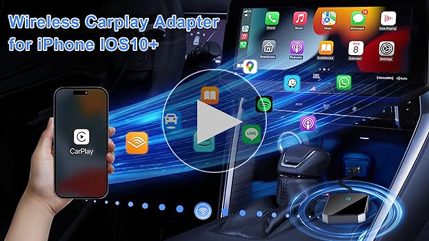 Amazon.com: Wireless Carplay Adapter for iPhone [Apple MFi