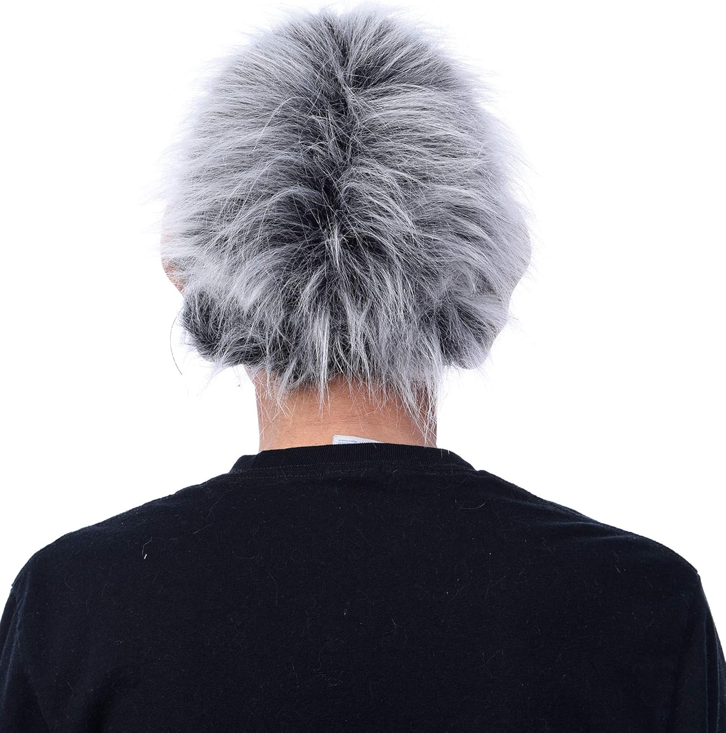 Zagone Studios Alfred Mask, Old Man Latex Mask with Mouth Movement, Old Male with a Happy Grin and Grey Hair