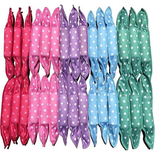 40Pcs Soft Curlers To Sleep In Overnight Hair Rolllers Curlers