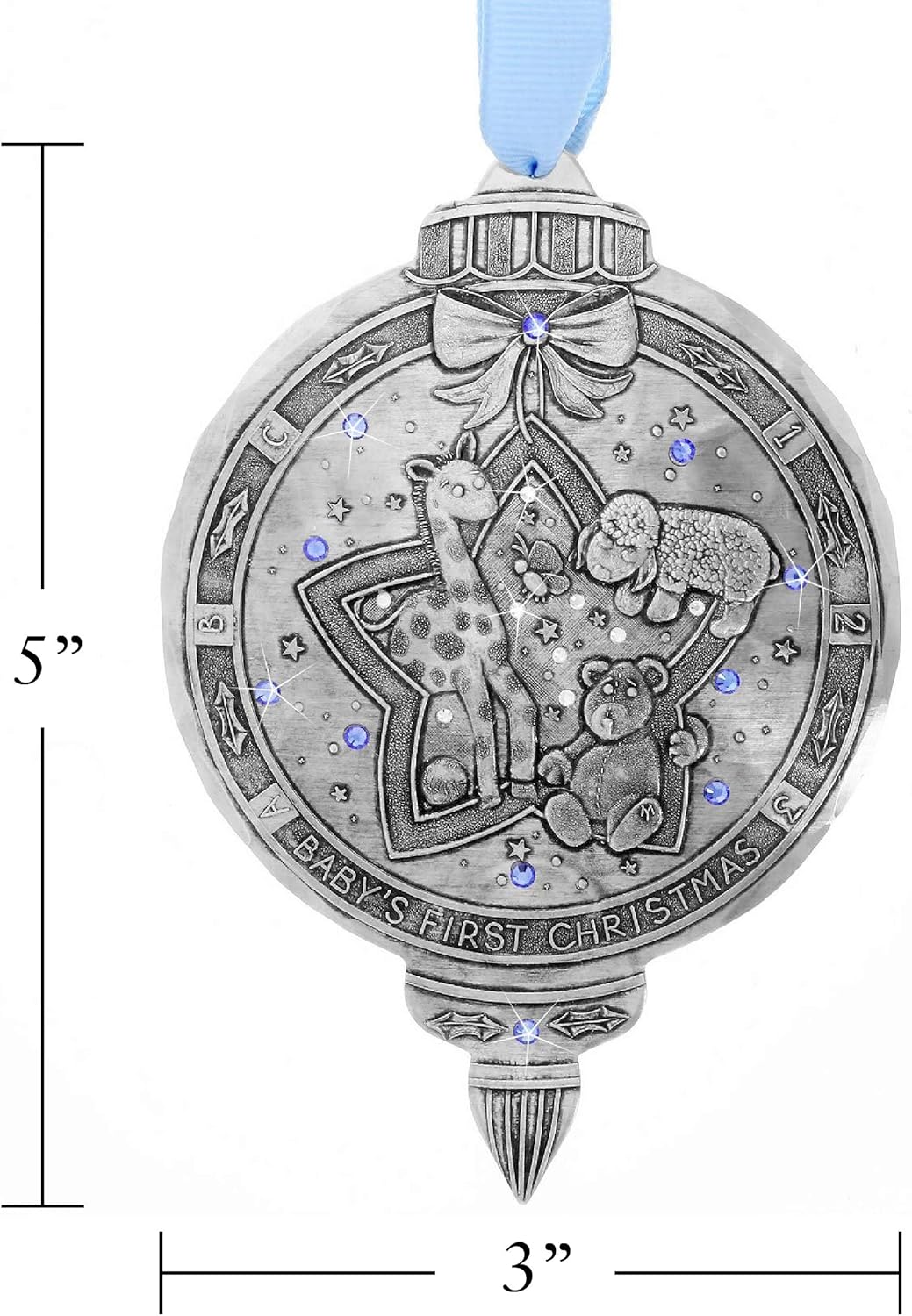 選ぶなら 限定特価 Wendell Alu送料無料 Hand Hammered Silver Ornament Christmas First Baby S August その他パーティーグッズ Huber Bueroeinrichtung De