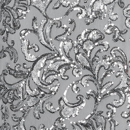 Miniatura 3 de Alex Evenings Vestido de cóctel con cuello en V hasta la rodilla para mujer (tallas pequeñas y regulares)