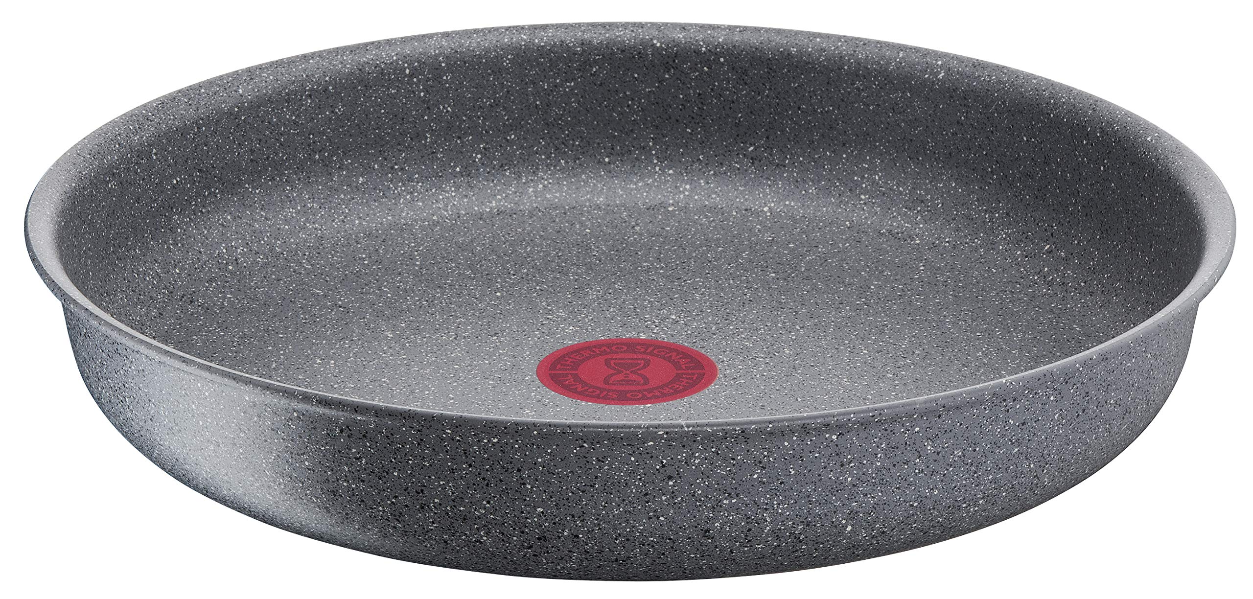 Lagostina Ingenio Mineralis Set di Pentole e Padelle Antiaderenti in Alluminio per Induzione, Gas e Forno, 5 Pezzi, Batteria con 2 Padelle, Tegame, Coperchio in Vetro, Manico Amovibile