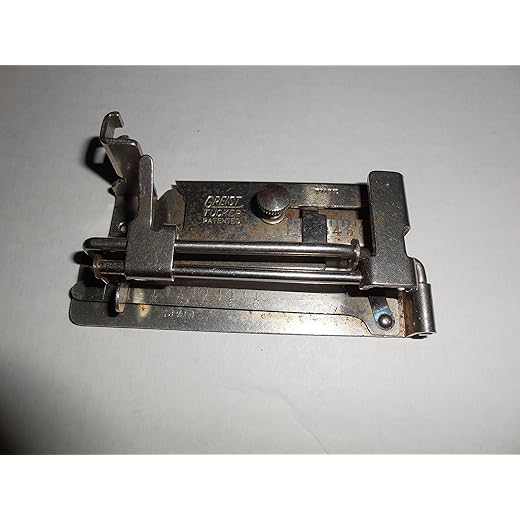 Greist Sewing Machine Attachment Part -- Tucker -- Fits Most Machines, possibly Singer