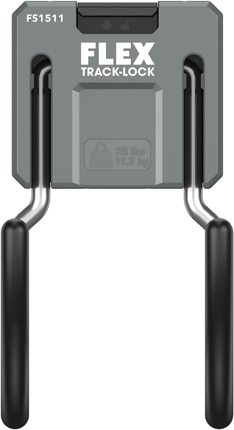 FLEX Track-Lock Wall Mount Storage System Large Folding Dual C-Hook 2 Pack - FS1511-2