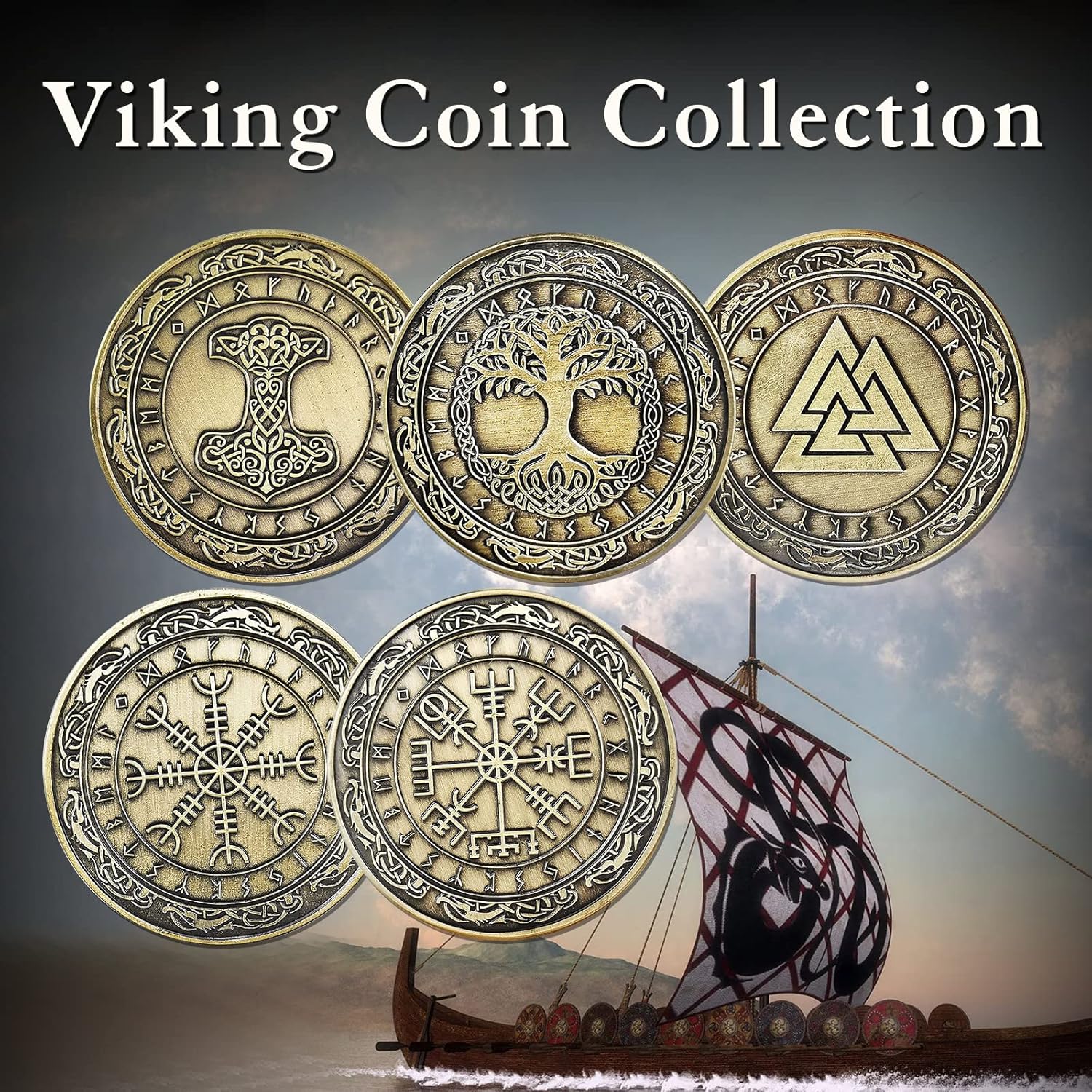 幸せを呼ぶデンマークコインで作ったハッピーリング 5クローネ | コインリングの