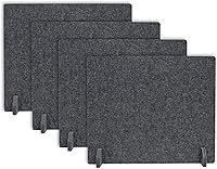 Vista 1 de Divisor acústico de escritorio independiente – Panel de privacidad de escritorio con reducción de ruido – Partición de muebles de biblioteca