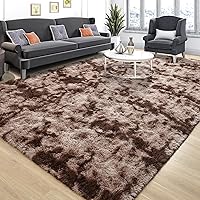 Vista 37 de Tepook - Alfombra de área mullida y colorida con diseño de arco iris, alfombras marroquíes geométricas modernas afelpadas para niños, sala