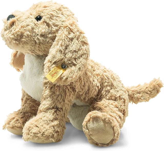 Steiff Soft Cuddly Friends Berno Goldendoodle 26 cm, przytulanka dla małych dzieci i dzieci, miękka i przytulna, można prać w pralce